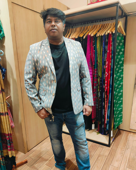 Handloom Cotton Men's Blazer
