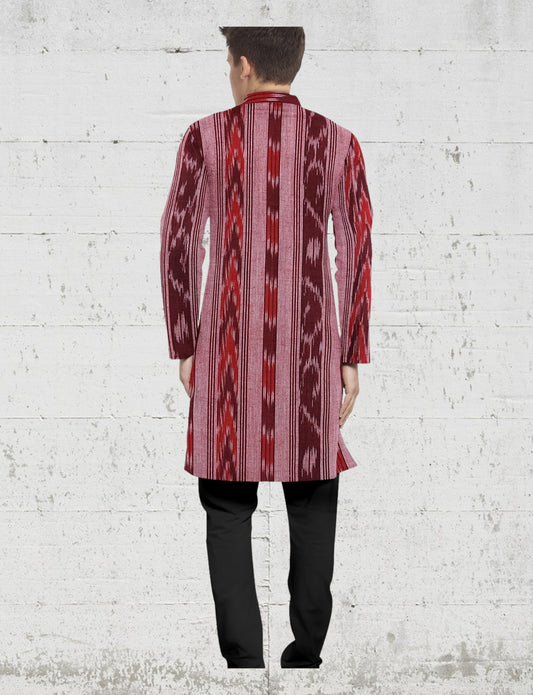 Ikkat Mens Kurta