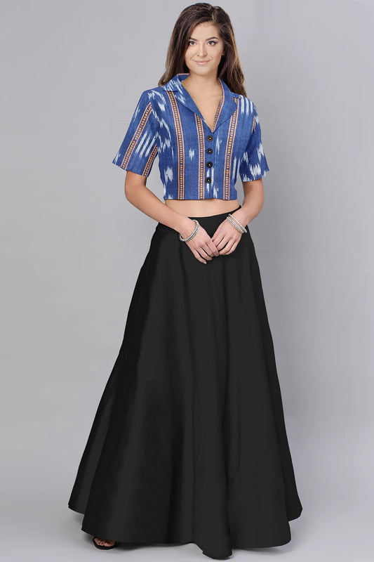 Women Handloom Crop TOP - WeHandloom # Crop Top