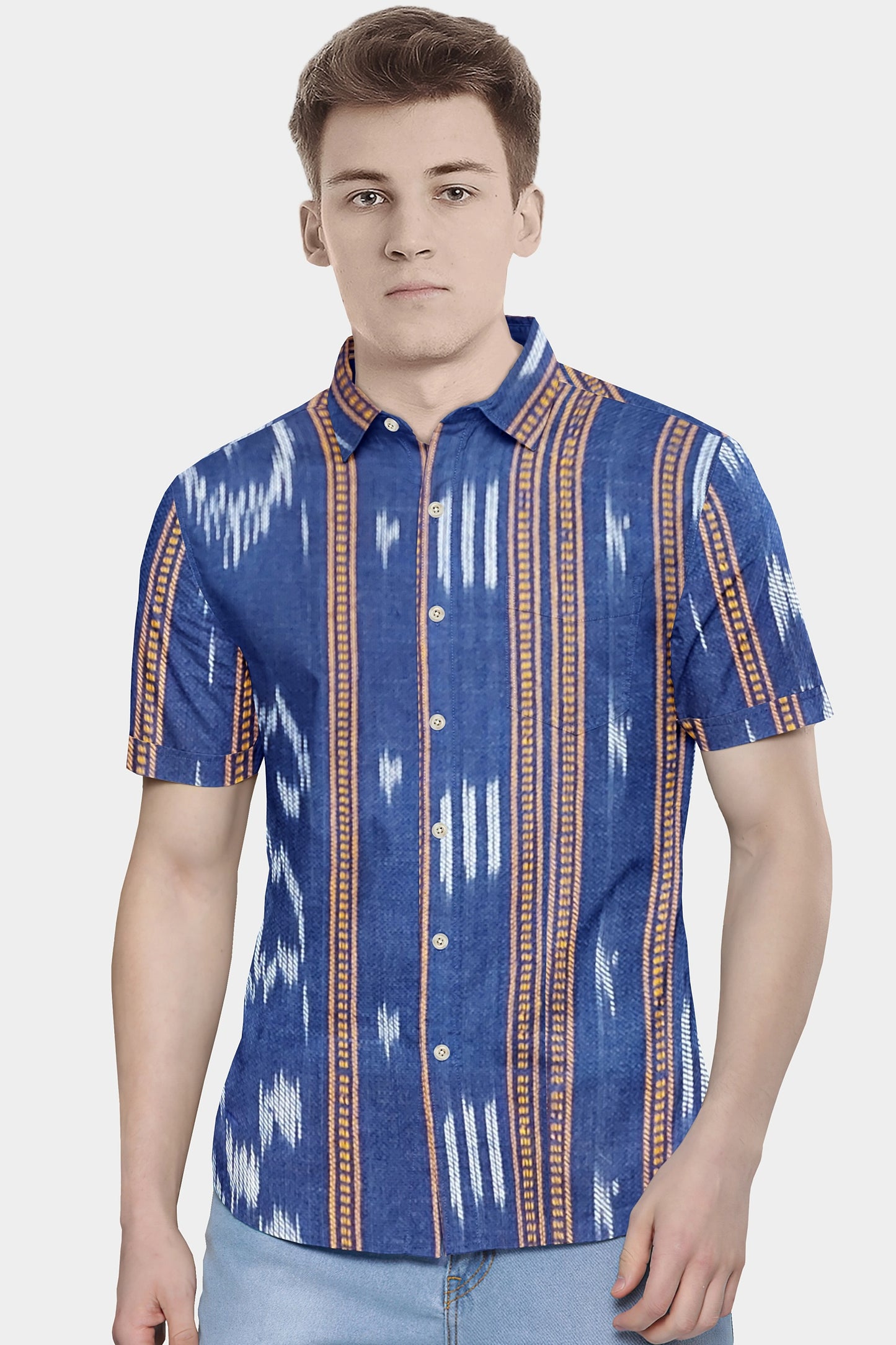 Mens Black Half Shirts