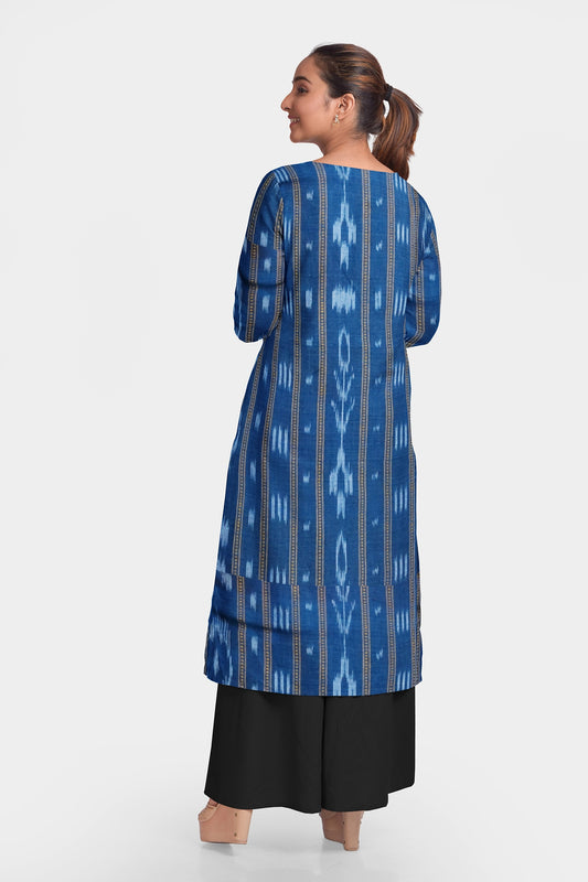 Women Handloom A Line Kurta Set - WeHandloom # Kurta Set