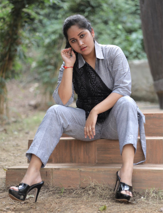 Cotton Wrap Coord Set