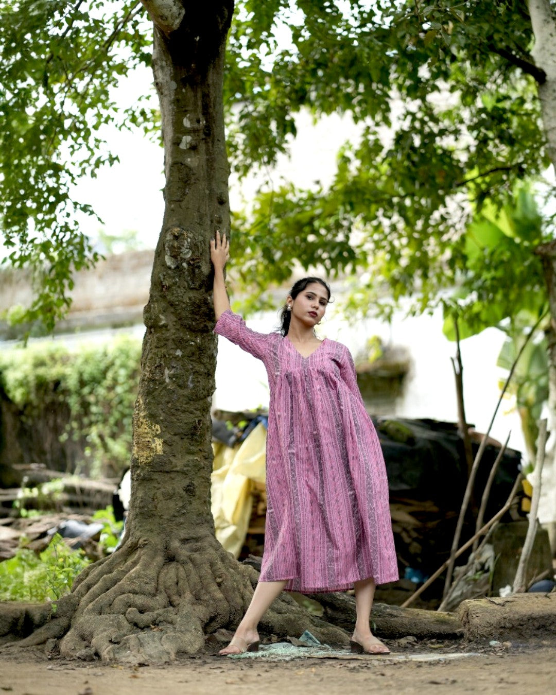 Handloom Stylish Cotton Single Dress