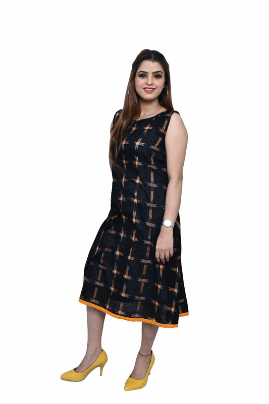 Stylish Black Star Single Dress