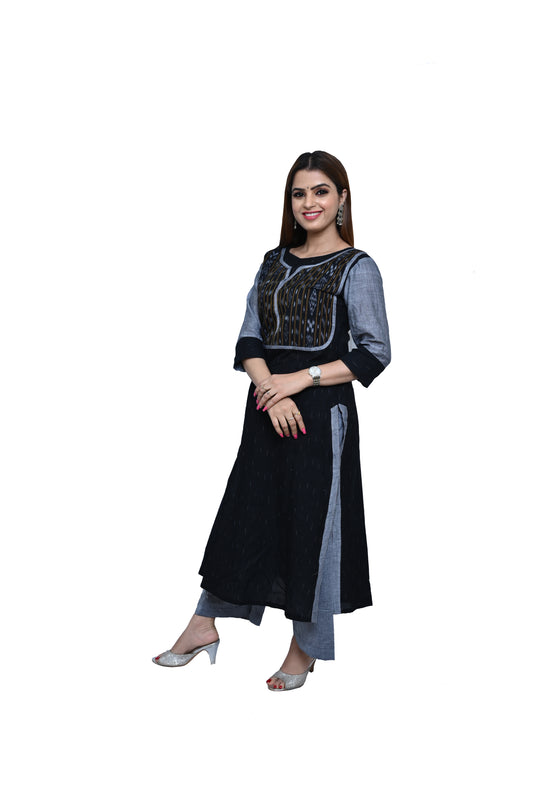 Handloom Cotton Kurta Set - WeHandloom # Kurta Set