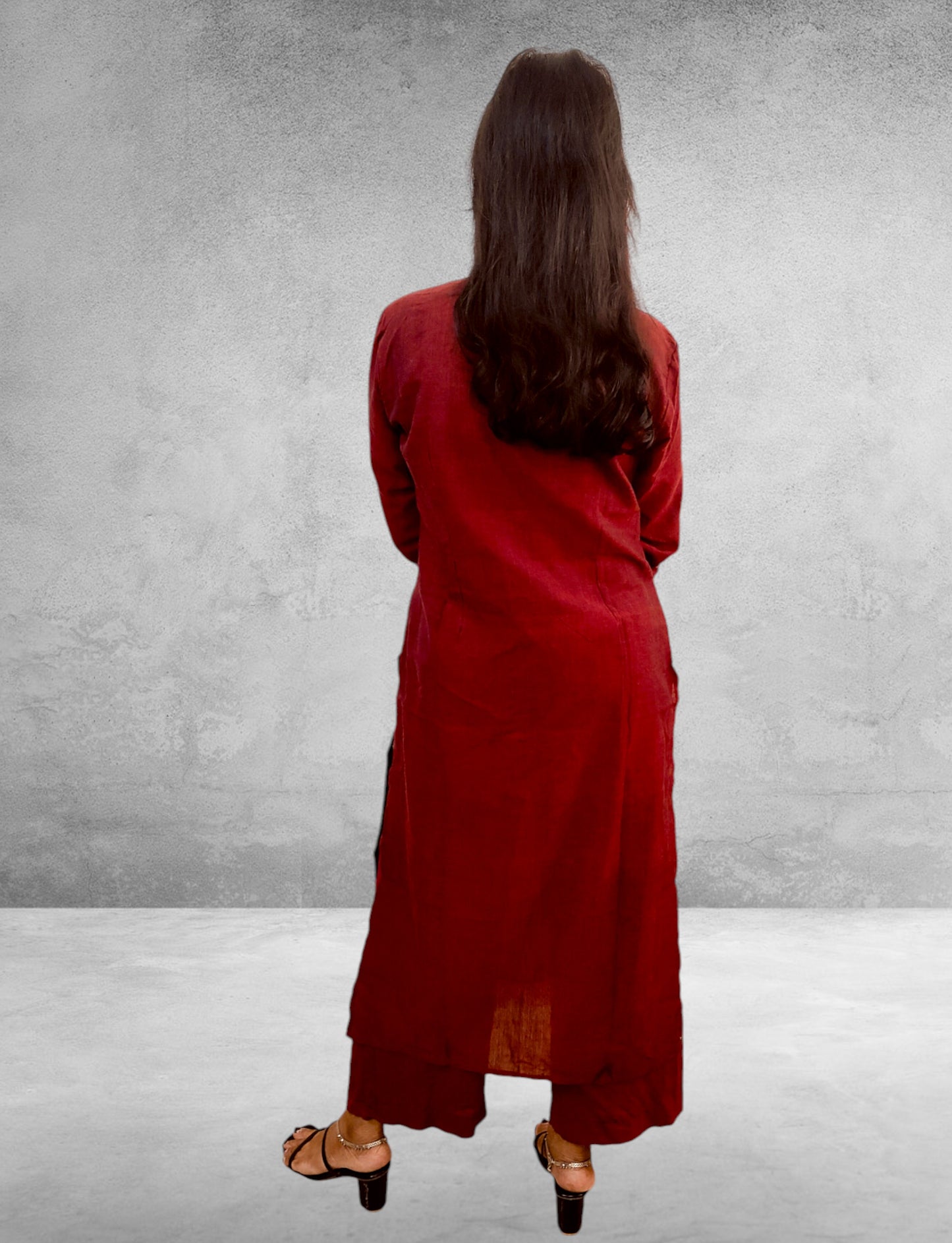 Handloom Maroon Jacket Kurta Set | Elegant & Stylish Ethnic Wear | We Handloom