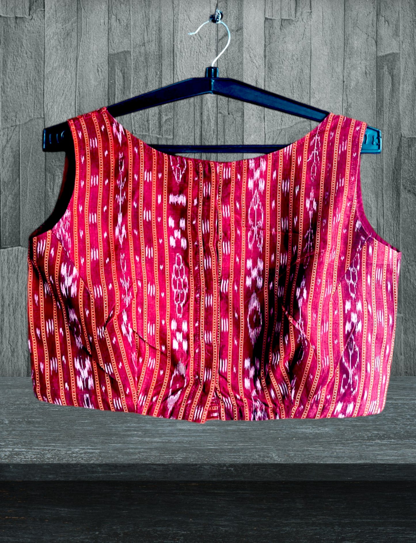 Handloom Maroon Blouse