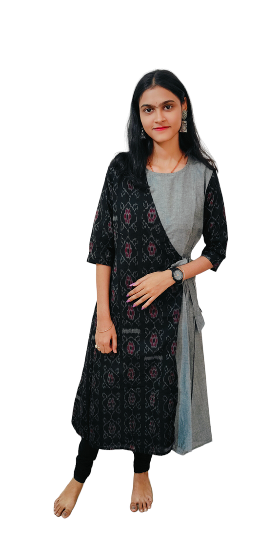 Handloom Wrap Kurta / One Piece