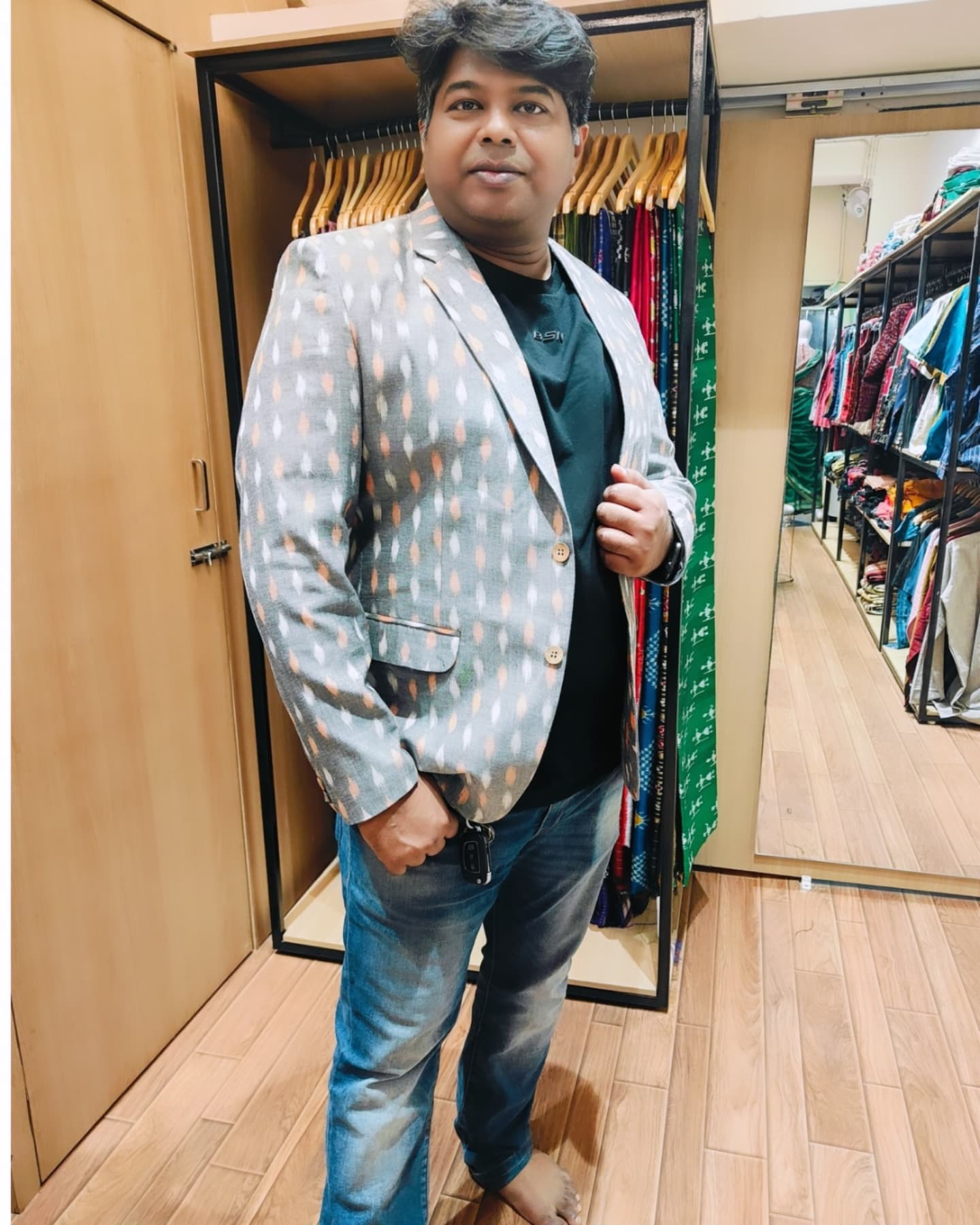 Handloom Cotton Men's Blazer