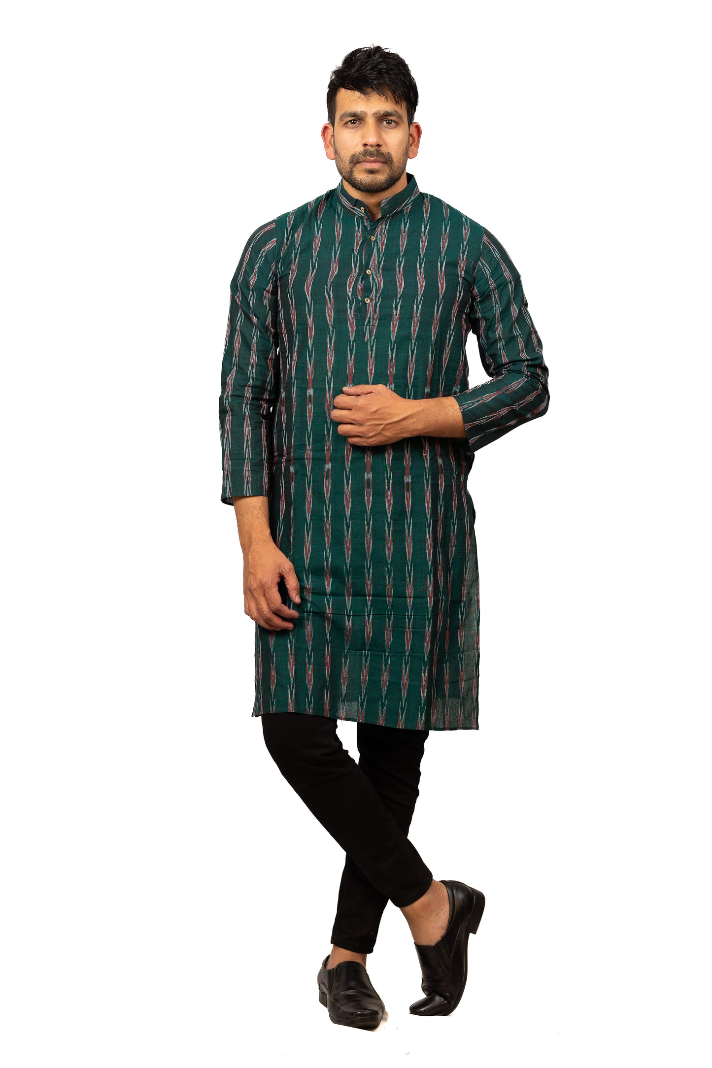 Mens Ikkat Kurta - WeHandloom # Kurta