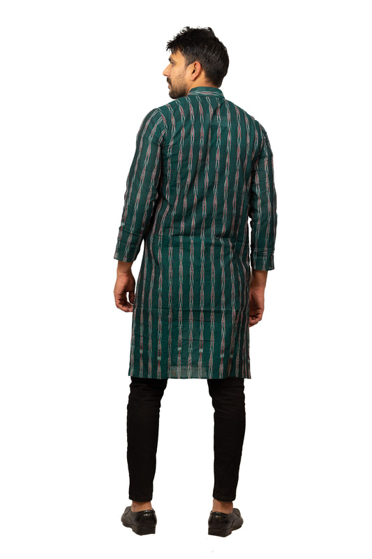 Mens Ikkat Kurta - WeHandloom # Kurta