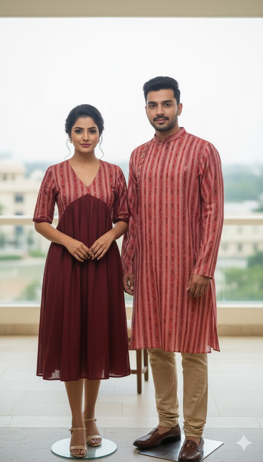 Handloom PinkTwinning Dress