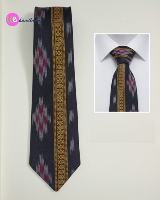 Handloom Men's Black Tie