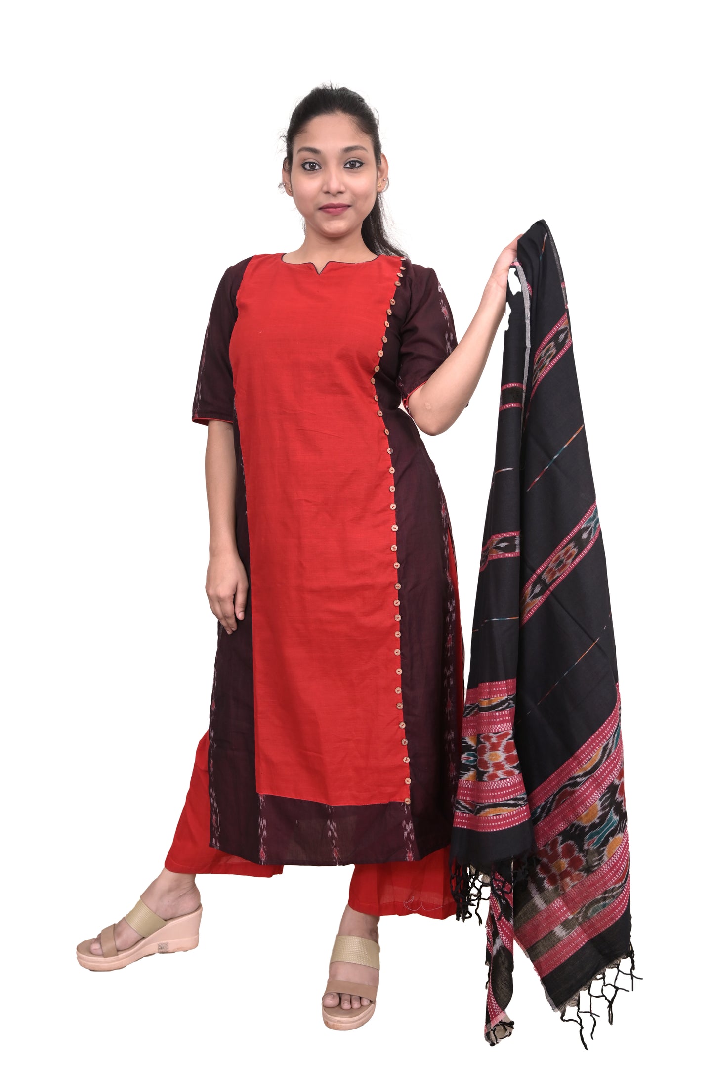 Handloom Kurta nd Plazzo Set