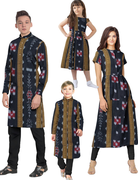 Family Black Passapali Twinning Dress