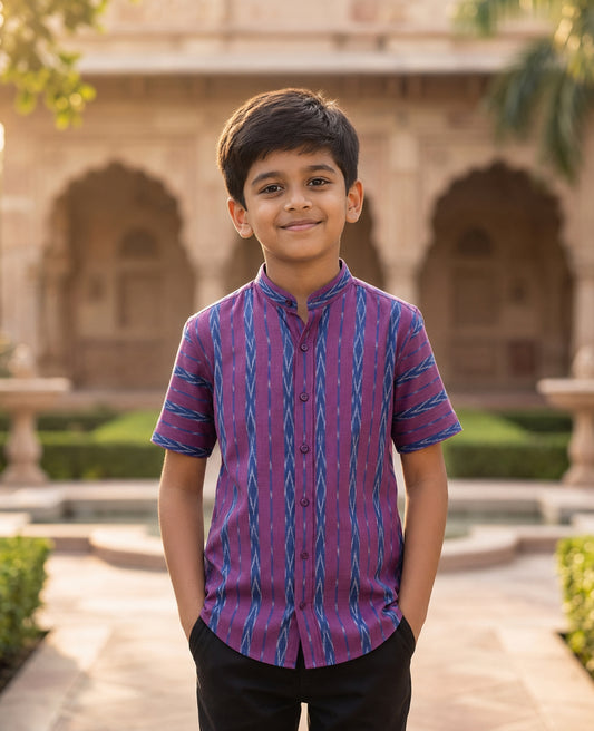 Handloom Boys  Half Shirt