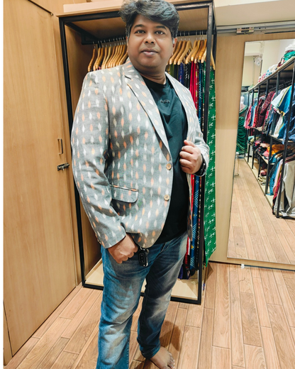 Handloom Cotton Men's Blazer