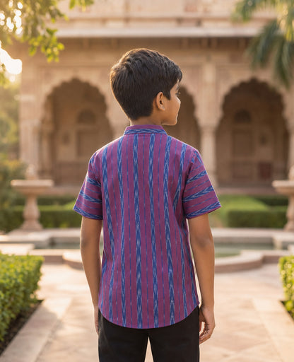 Handloom Boys  Half Shirt