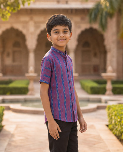 Handloom Boys  Half Shirt