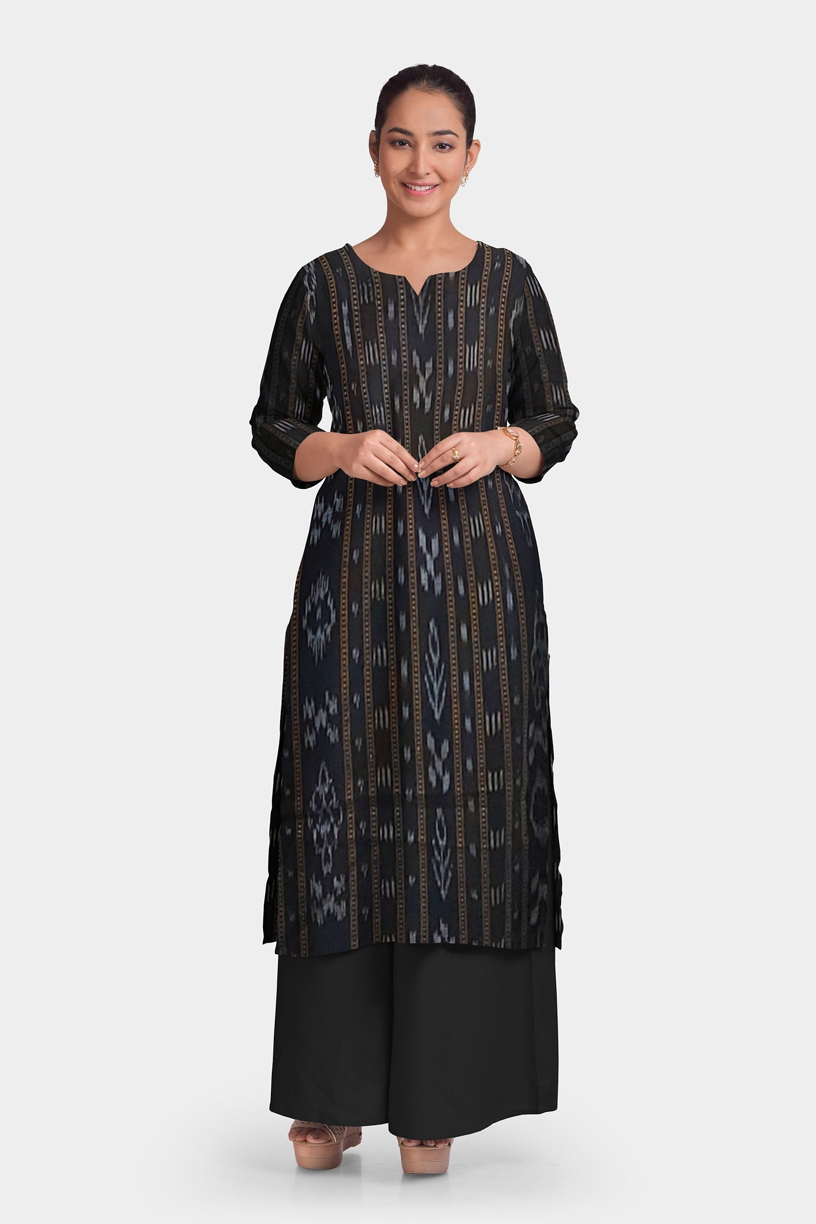 Women Cotton Kurta - WeHandloom # Kurta