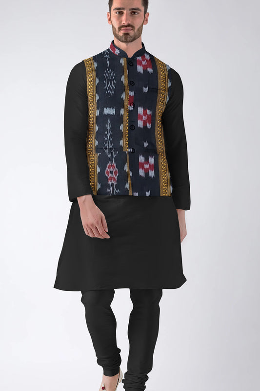 Handloom Men's Neheru Jacket - WeHandloom # Neheru Jacket