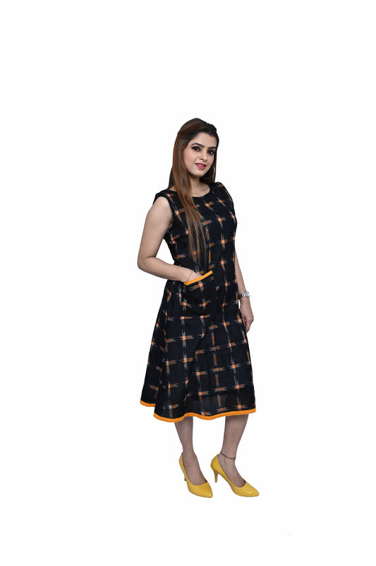 Stylish Black Star Single Dress