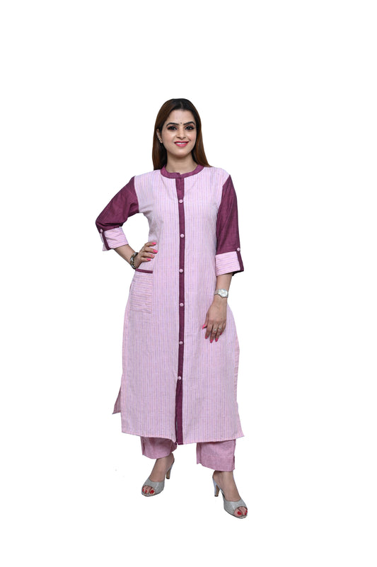 Khadi Cotton Women Kurta - WeHandloom # Kurta