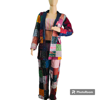 Handloom Designer Handicraft Blazer Suit