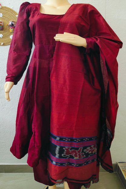 Handloom Designer Kurta ,Pant nd  Dupatta Set