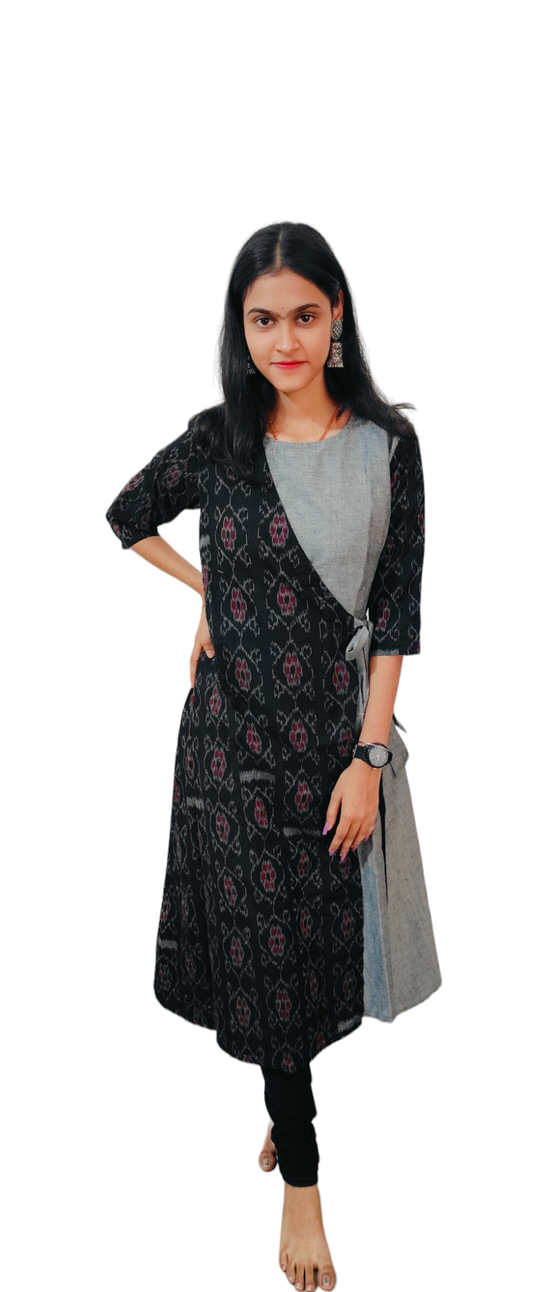 Handloom Wrap Kurta / One Piece