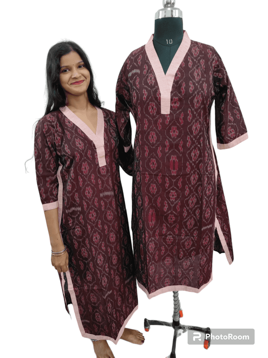 Handloom Stylish Women Stright Kurta