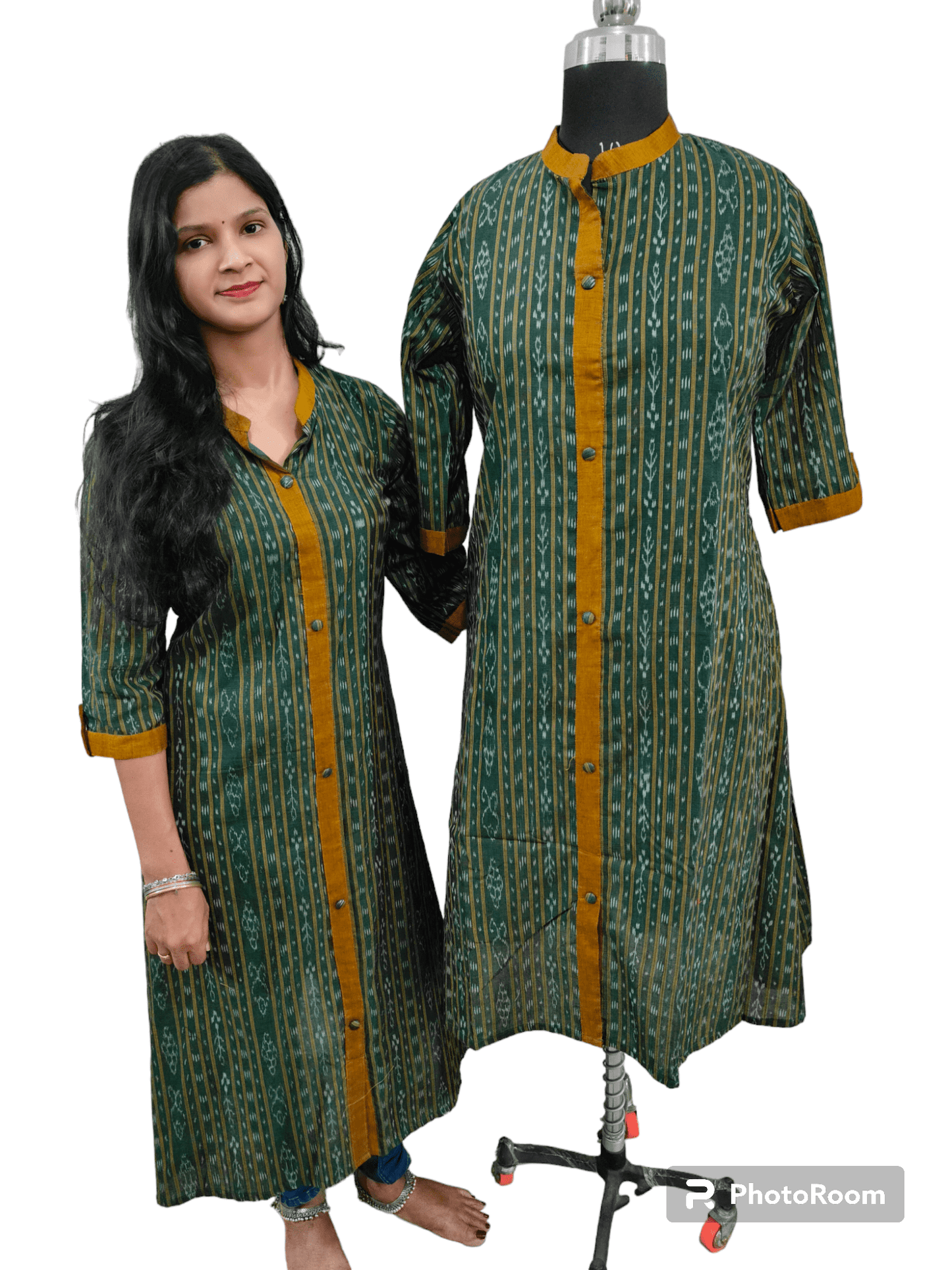 Handloom Women Stright Cut Kurta