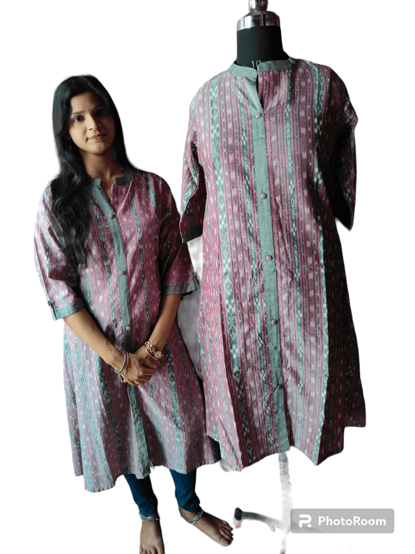 Handloom Women Stright Cut Kurta