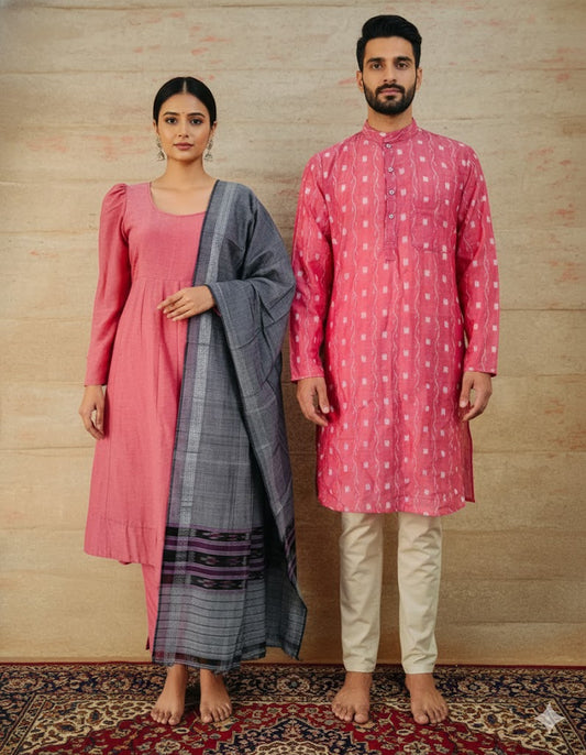 Handloom Twinning Dresess