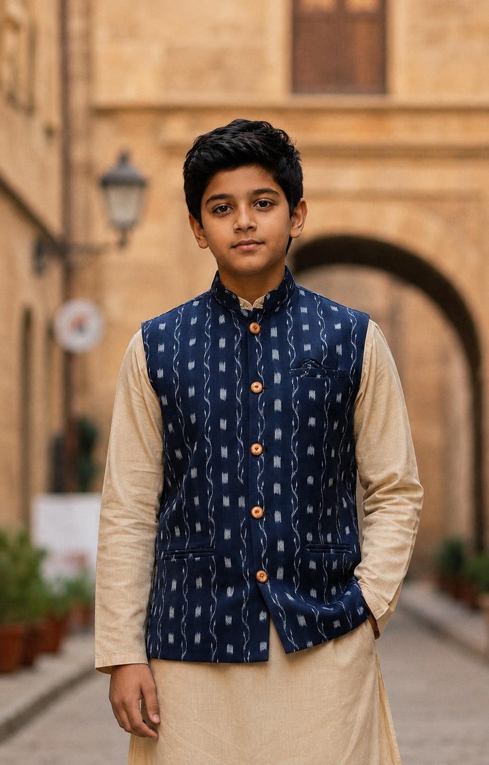 Boys Blue Dali Half Jacket
