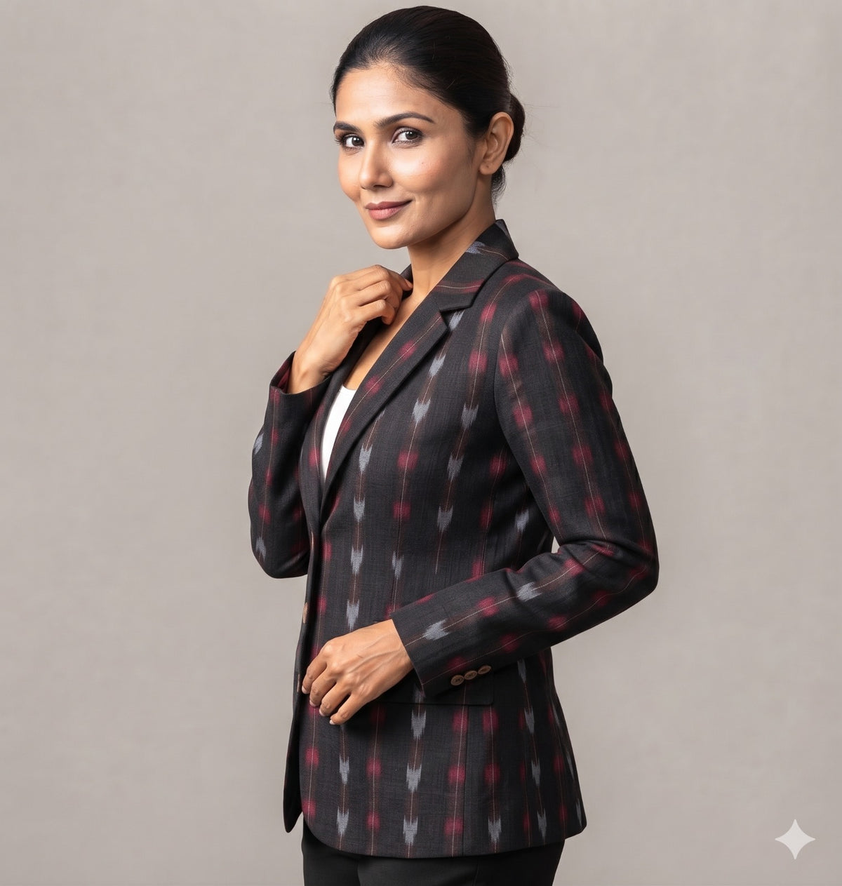 Handloom Black Arrow Womens Blazer