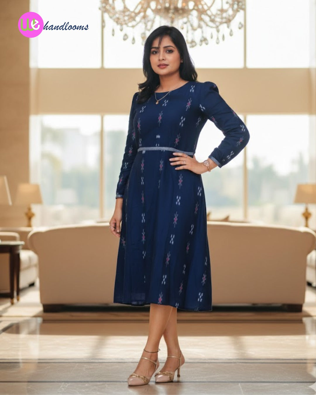 Cotton Blue Single Dress