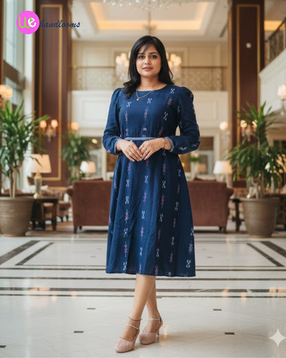 Cotton Blue Single Dress