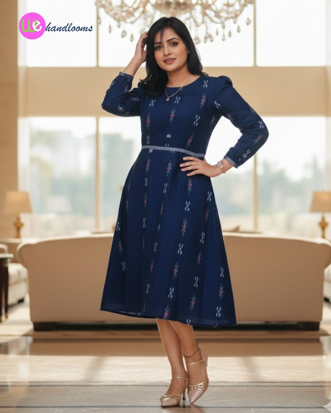 Cotton Blue Single Dress