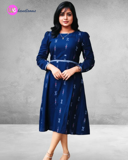 Cotton Blue Single Dress