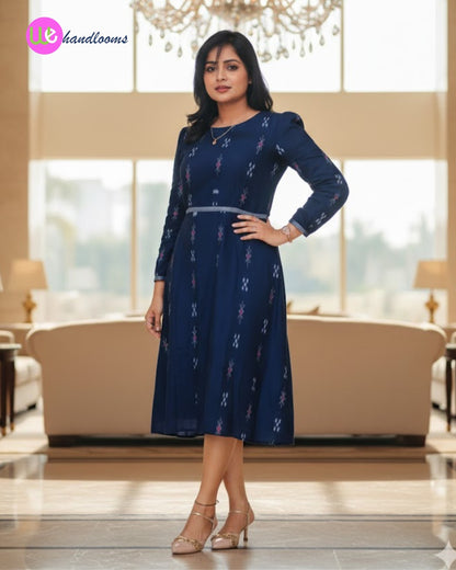 Cotton Blue Single Dress