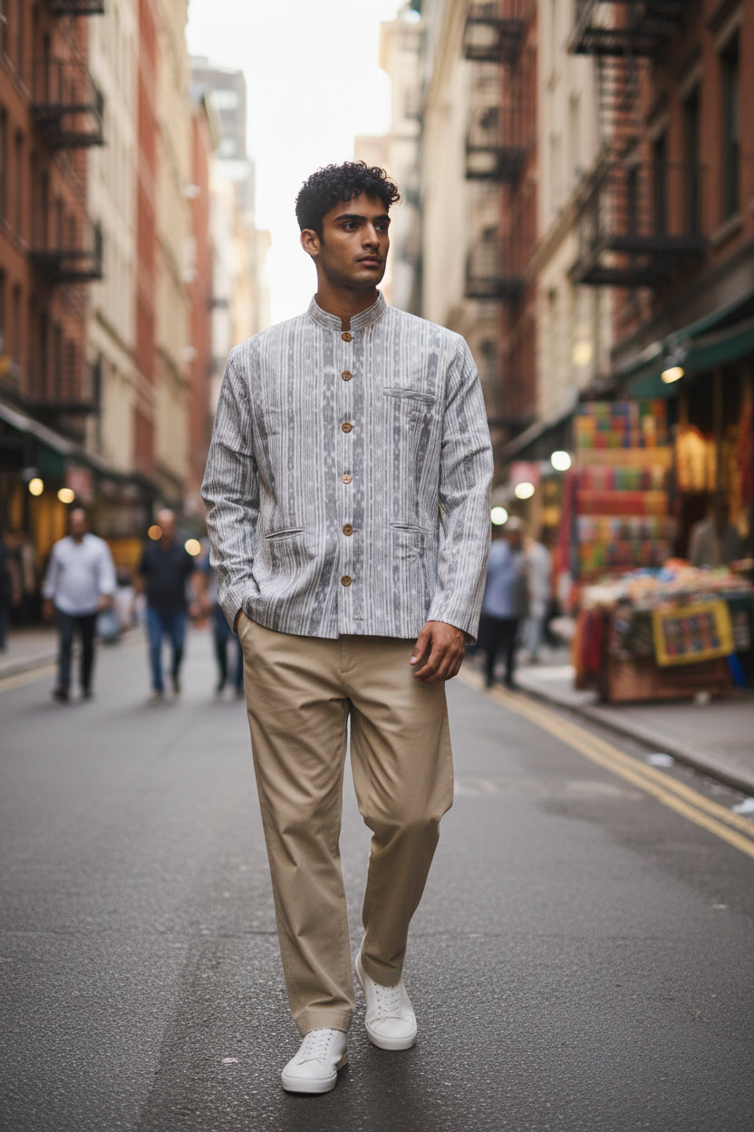 Handloom Men's Chinses Blazer