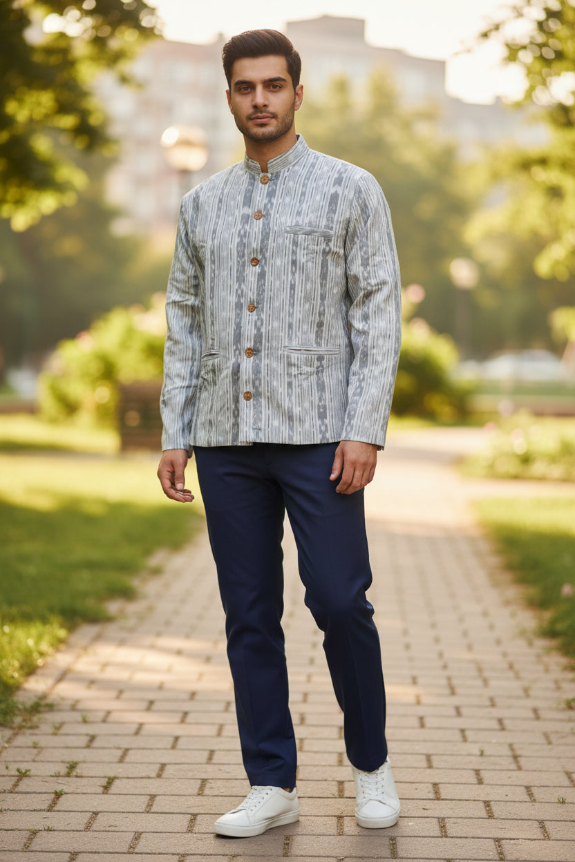 Handloom Men's Chinses Blazer