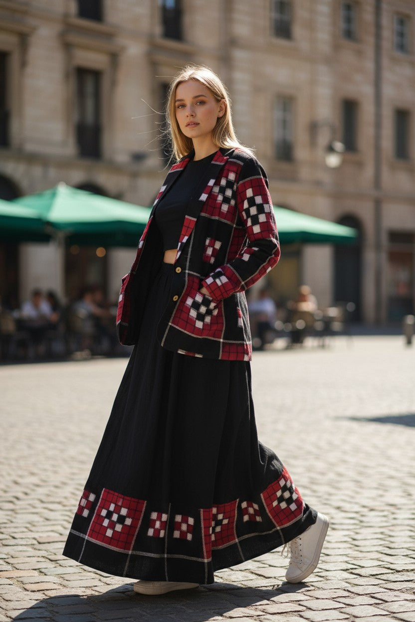 Passapali Blazer & Skirt Set