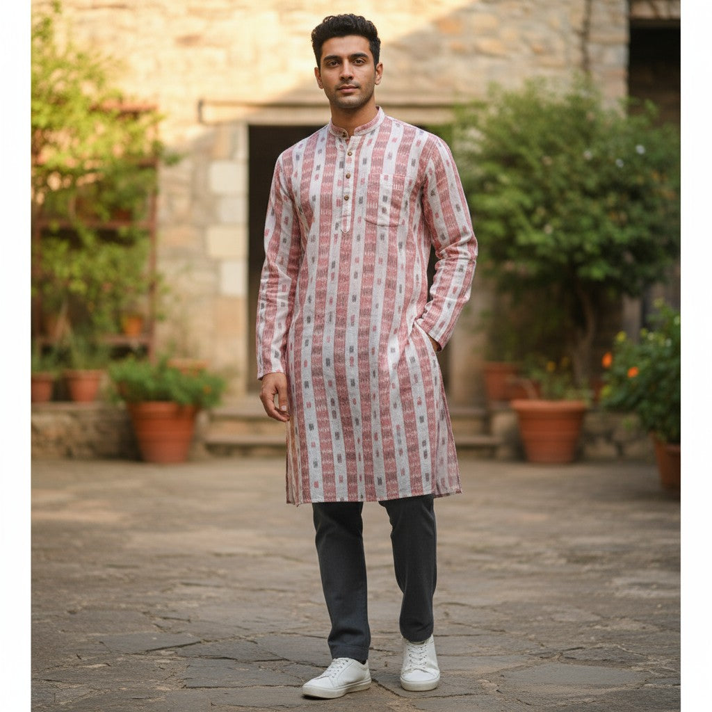 Handloom Mens Kurta