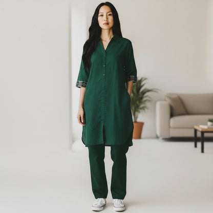 Cotton Green Coord Set