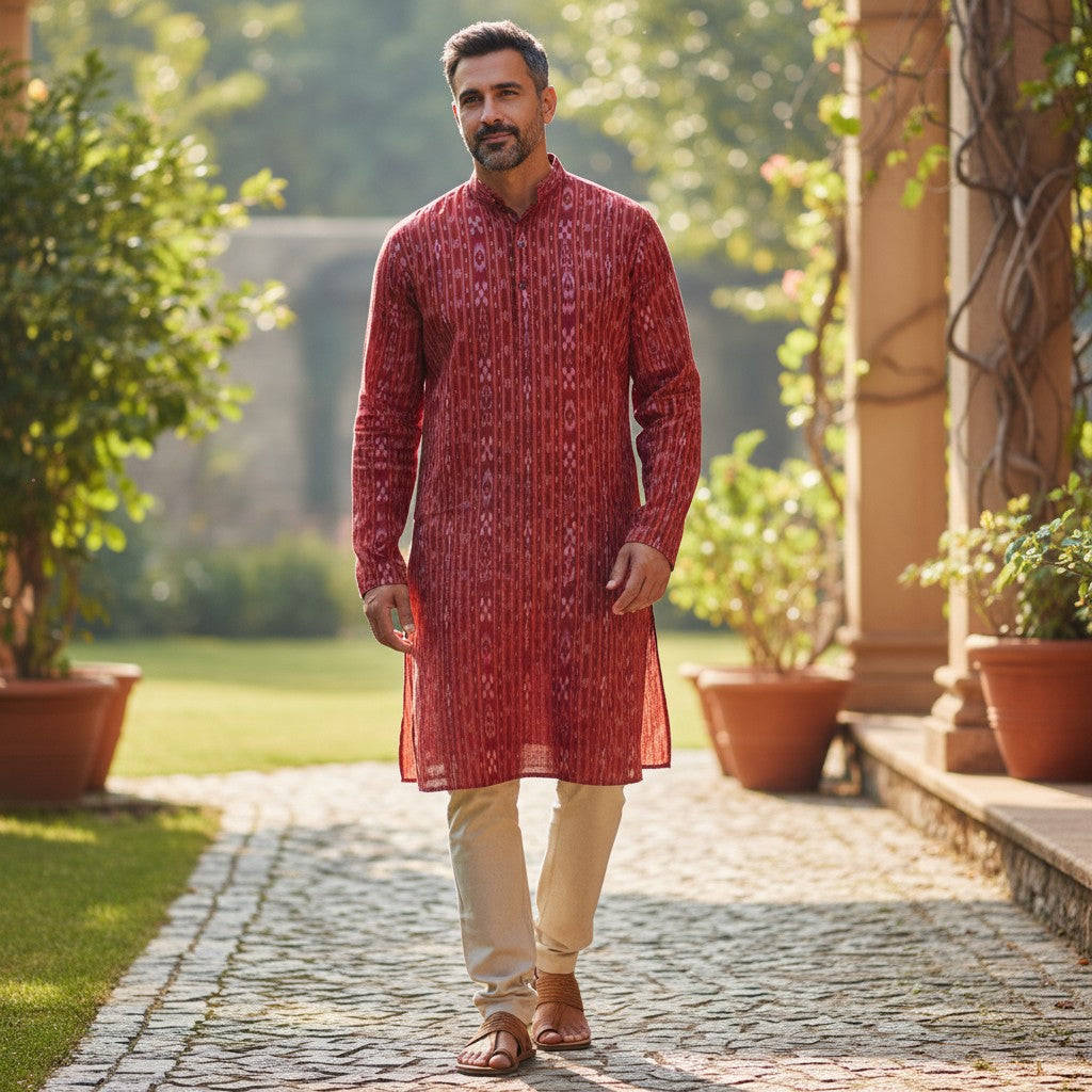 Handloom Mens Kurta