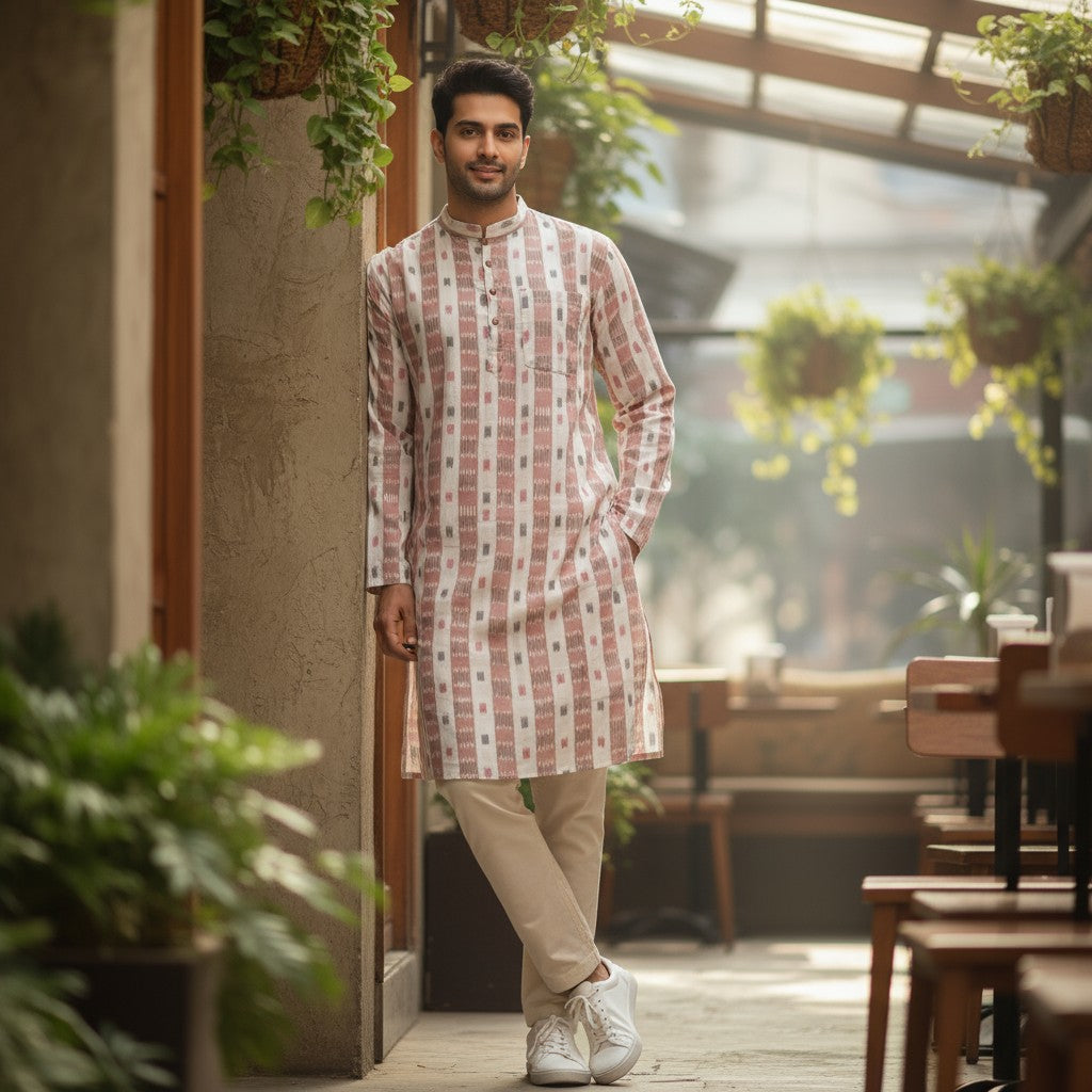 Handloom Mens Kurta