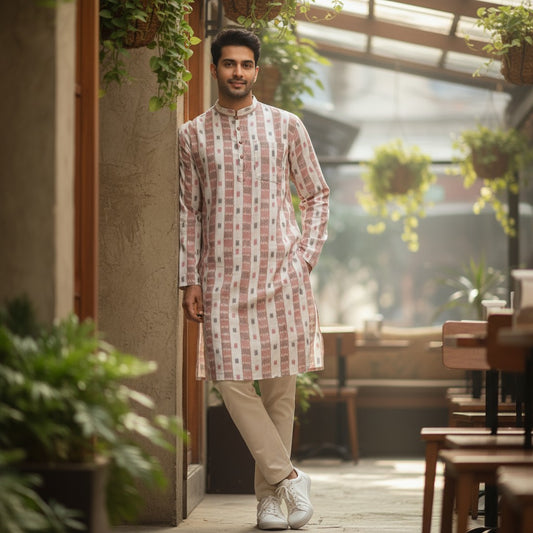 Handloom Mens Kurta