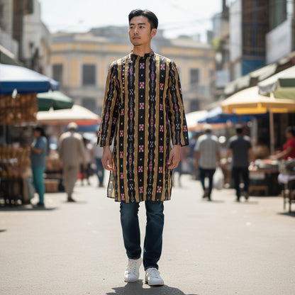 Handloom Mens Pasaapali Kurta